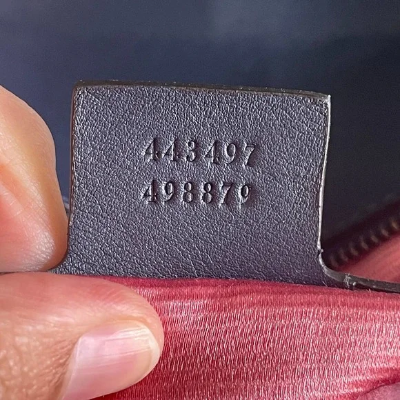 ❌SOLD❌Gucci GG Marmont Denim Pearl Small Flap Bag - Picture 12 of 14